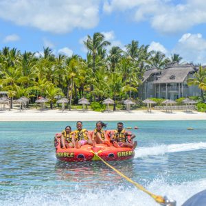 Trio Activities + Visit to GRSE Waterfall, Lunch at Ile Aux Cerfs in Catamaran